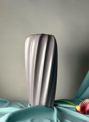 Ваза для цветов Беатрис серая