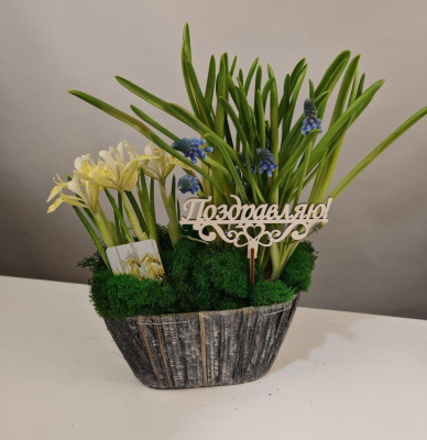 Корзина Аромат весеннего сада Амелия