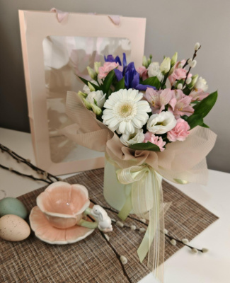 Пасхальный набор с чайной парой для мамы 