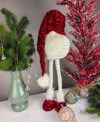 Гном в красном колпаке 70 см  сувенир