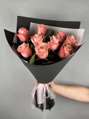 Букет Пудровые розы