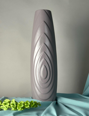 Ваза для цветов Виктория серая